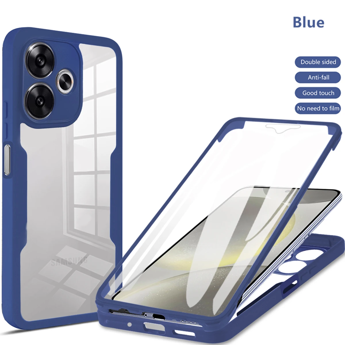 Enhanced Full Body Protective Phone Case with 360-Degree Coverage