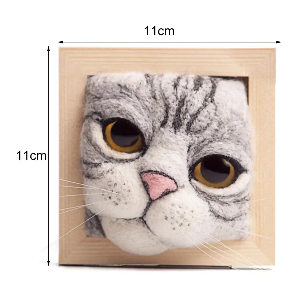 

Doll Knitting Kit Unique Easy to Use Exquisite Supplies Photo Frame Ornaments Doll Toy Knitting Kit