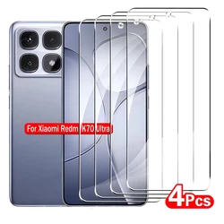 4 - Pack Ultra Durable Tempered Glass Screen Protectors for 4 Pieces (Redmi K50 Ultra)