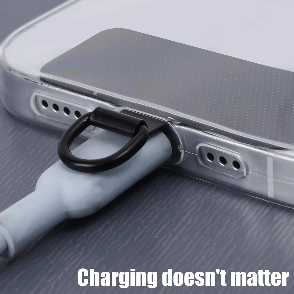 Phone Tether Tab 2-Pack S - Ultra-Thin Stainless Steel Lanyard Patches For  Phone Straps Phone Tether Tabs