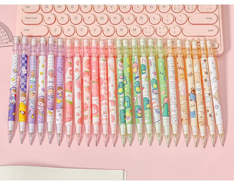 10 Stück/Packung 0,5 mm Kawaii Tiere Cartoon Druckbleistift Niedlicher Bleistift Schule Schreibwaren Geschenk Cartoon Studentenpreis – Detail 15