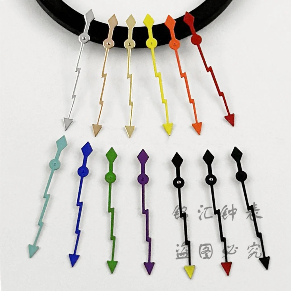 Watch Accessories NH35 13MM Hands Lightning Second Watches Needles Fit NH35 4R35 NH36 4R36 Movement Replacement Parts