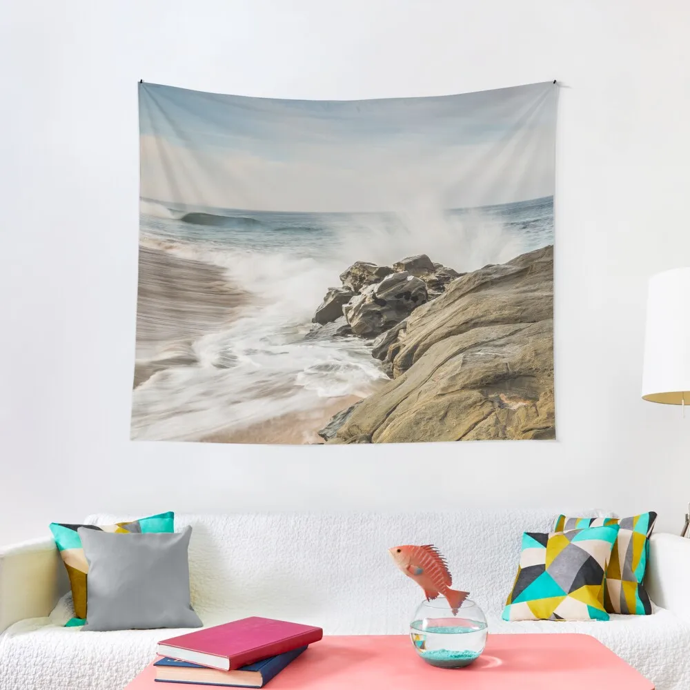 

Bore Beach Waves Tapestry Decorative Wall Mural Bathroom Decor Home And Comfort Decor