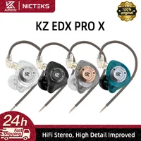 KZ EDX PRO X Wired Earbuds Dynamic Drive Earphone HIFI Bass Sport Noise Cancelling Headset With MIC KZ ZSN Music EDC Headphone 1
