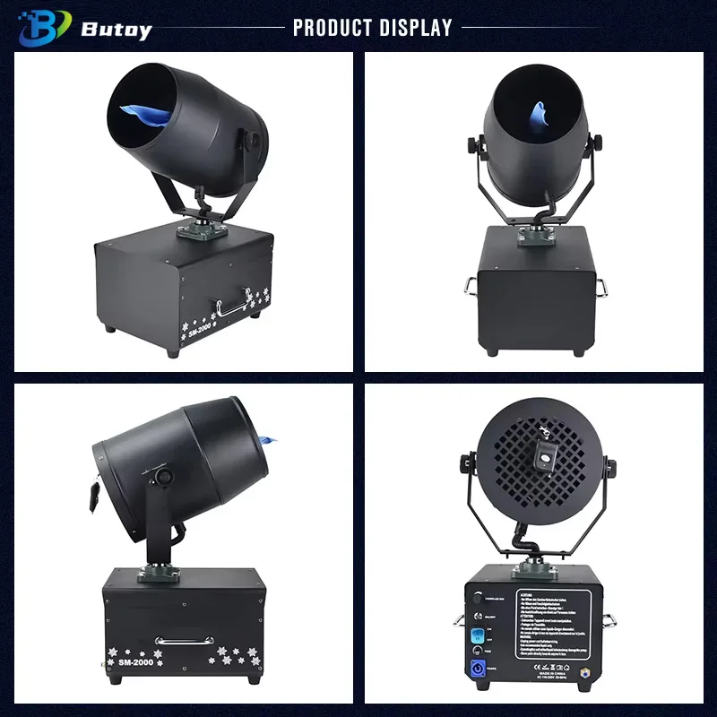 2000W Shaking Snow Machine Outdoor Party Making