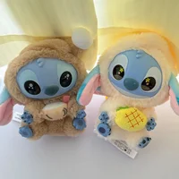 סדרת תיבת עיוורים חדשה של Stitch Eat Something Before Sleep בגודל 15CM עם תליון בובות מפוארות, קישוט חמוד לבובה, תיבת תעלומה, מתנה מפתיעה 4