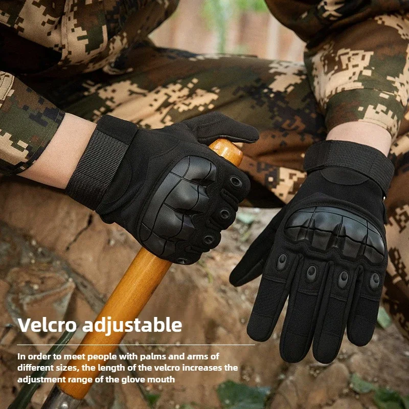 Tactical Gloves Shooting Gloves Touch Design Fitness Protection Sports Cycling Motorcycle Hunting Full Finger Walking Gloves 3