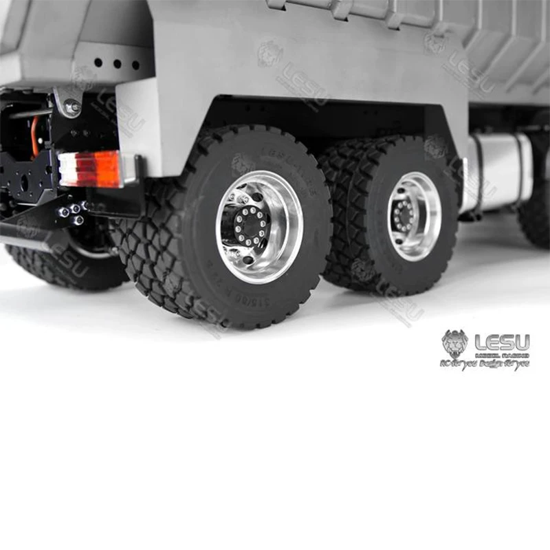 LESU 1/14 truck Tamiya LS-Z0012-8X8 hydraulic dump truck model 3