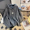 Women's Knitting Pullover Sweater 2024 Autumn/Winter Temperament Femme Bottoming Tops Fashion Thickening Loose Ladies Jumper 4