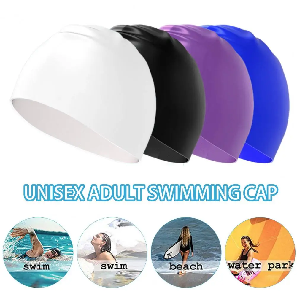 Cuffia Da Nuoto In Silicone Viola - Taglia Bambino S, Impermeabile E Comfortevole