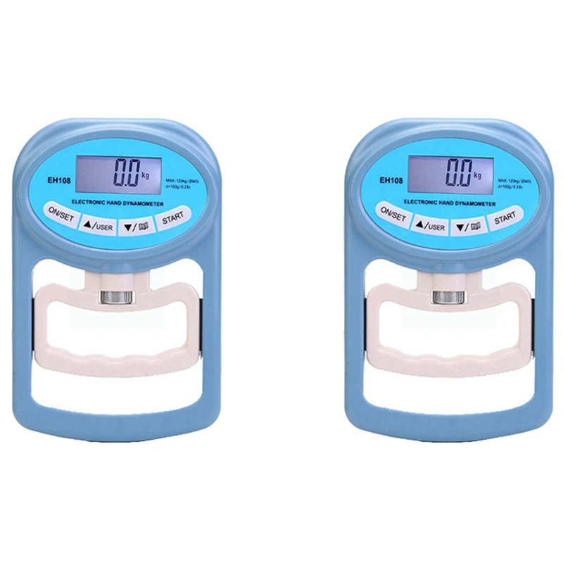 

JHD-2X Hand Dynamometer Grip Fitness Wrist Hand Dynamometer Grip Meter Electronic Measurement 265 Lbs Hand Strength
