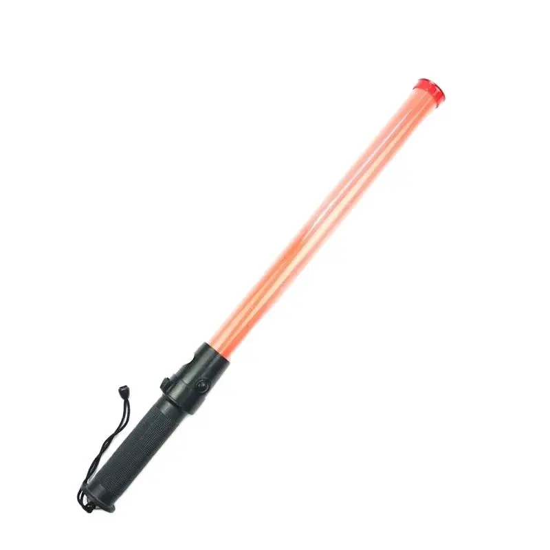 21.2/17.2/16.4 Inch Red Light LED Road Traffic Signal Warning Hard PVC Wand Rod