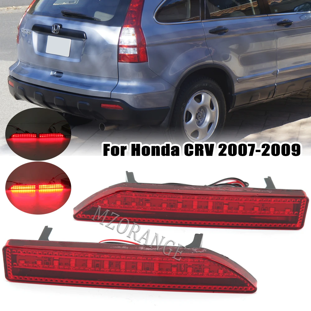

LED Rear Bumper Reflector Light For Honda CRV 2007 2008 2009 Stop Brake Fog Lamp Tail Light Car Styling Accessory Assembly