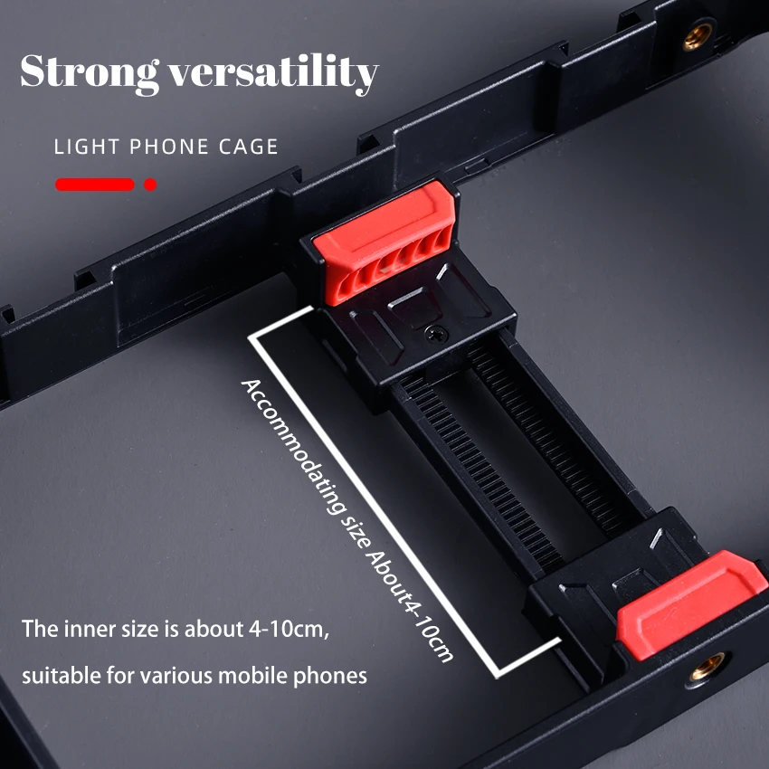 M-REMOTE Smartphone Video Rig w 3 Shoe Mounts Filmmaking Case Handheld Phone Video Stabilizer Grip Tripod Mount Stand 4.8 phone cage phone shooting rig