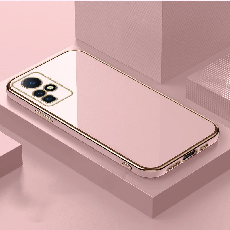 Custodia per telefono in silicone con placcatura quadrata di lusso per Infinix Zero Xneo XPro X NEO Pro Custodia Coque Protezione ultra sottile Custodia morbida_voghion.com