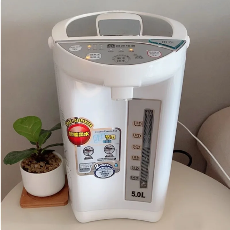 5L Thermostatic Electric Kettle Automatic Bottle Power-off Water Outlet Dechlorination of boiled water Insulation withNightlight 2