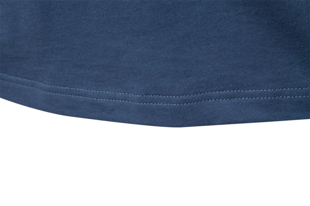 Herbst Neue Henry Neck Kontrast männer Lange-ärmeln T-shirt Business Casual Bodenbildung Shirt männer T-shirt – Detail 15