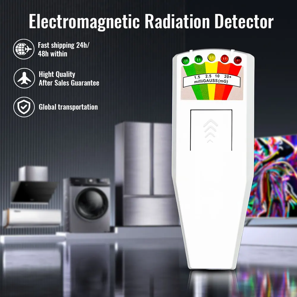 새로운 휴대용 디지털 EMF 방사선 측정기 |   휴대용 가우스 미터 및 전자기장 감지용 도시미터 |   고정밀
