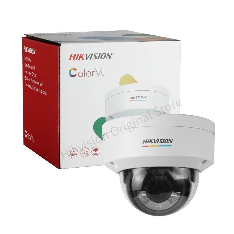Hikvision 4MP Full Color Dome Network IP Camera ColorVu DS