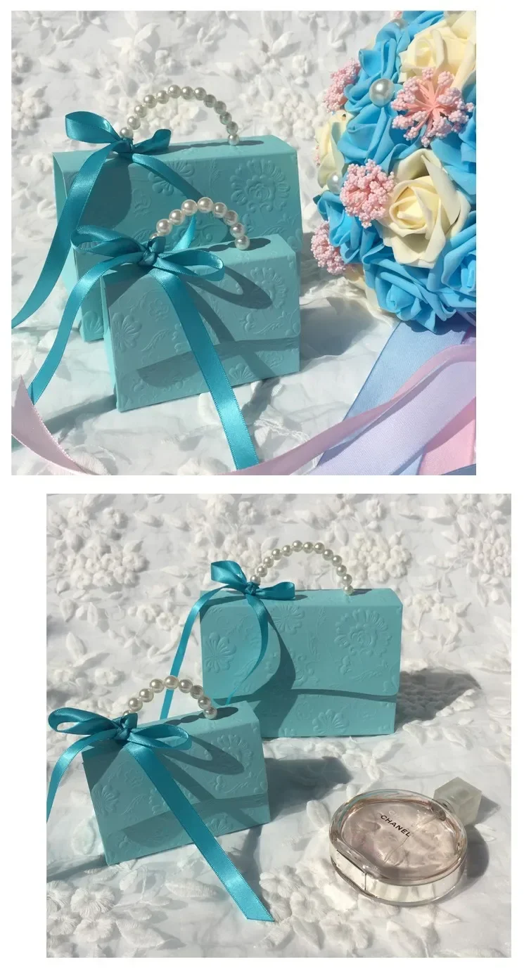 10Pcs/Lot Portable Party Wedding Favor Candy Boxes Baby Shower Gift Bags DIY Creative C... - SKU PFCB1145 - UGI Packaging