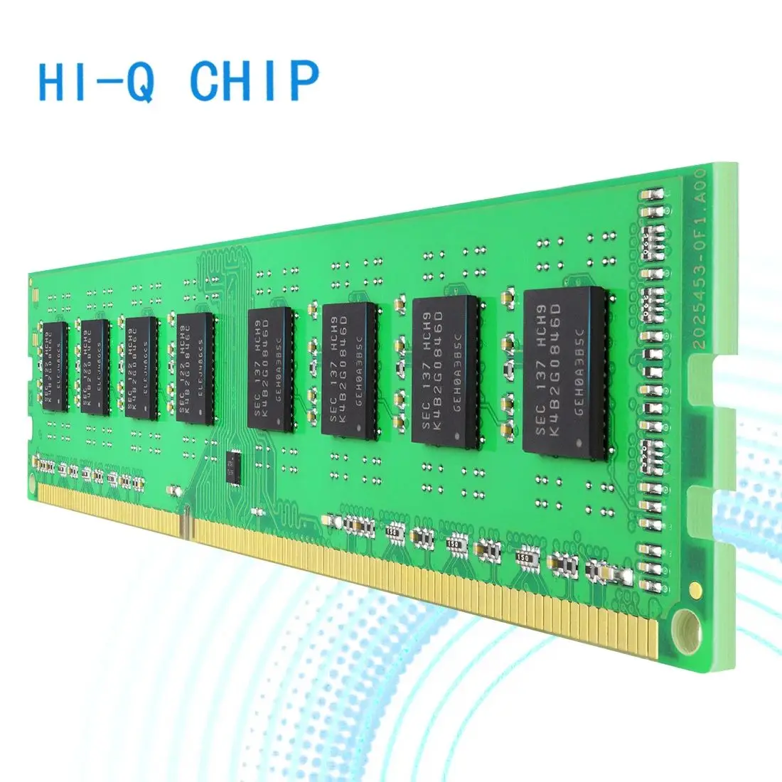 TECMIYO Desktop Memory RAM Only for AMD 8GB DDR3 DDR3L 1600MHz 1333MHz 1066MHz 1.35V/1.5V Non-ECC -1PC Green