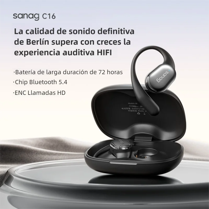Sanag C16S Bluetooth 5,4 auriculares inalámbricos auriculares