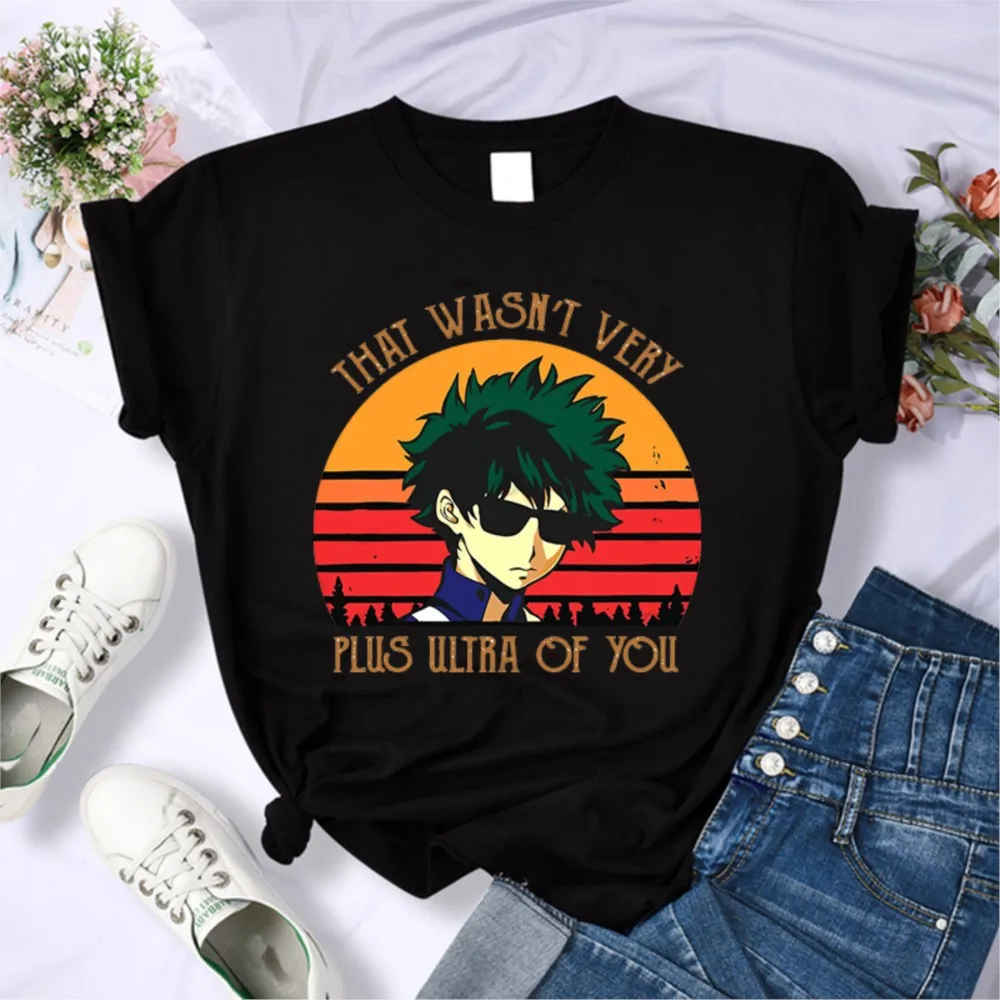

That Wasn't Very Plus Ultra Of You Vintage T-shirts Oya Oya Oya Haikyuu Manga Character Printed Tee Shirts Cotton Female Tshirt