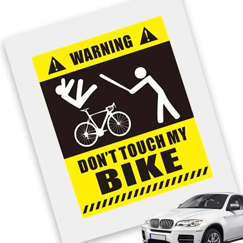 

Bike Stickers For Warning Waterproof Bicycle Decals With Sun Protection Unique Caution Decals Supplies Warning Stickers For Bike