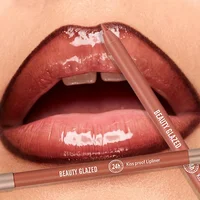 BEAUTY GLAZED Matte Nude Lip Liner Pencil Long Lasting Waterproof Lipstick Pen Lip Tint Cosmetics 1