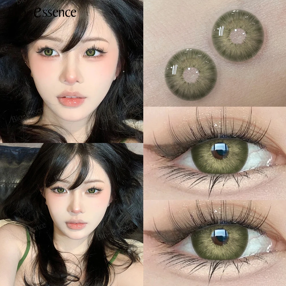 Bio-Essence Green Prescription Fashion Contact Lenses