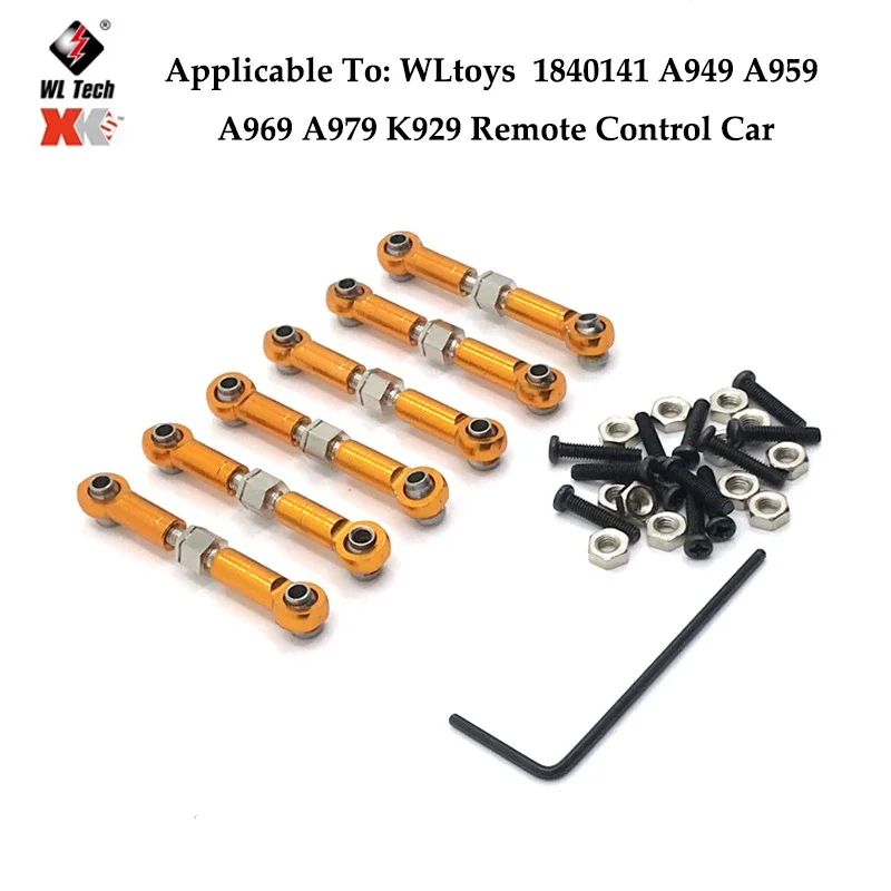 Wltoys 금속 오일 완충기 댐퍼, 1/18 RC 자동차 업그레이드 부품 액세서리, 184011 A959 A959-B A949 A969 A979 K929