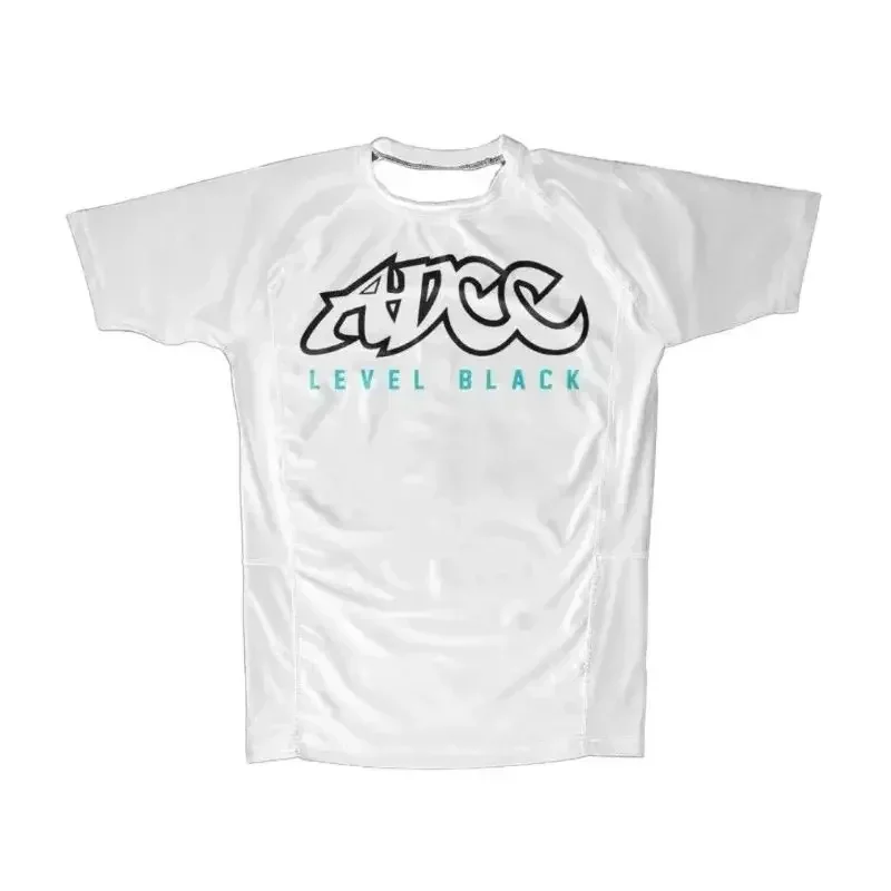 LXB AJJ Men Women T Shirt LEVEL BLACK Casual Gym Short-sleeved Oversized ADCC RASH GUARD Jersey T-shirt Quick Drying Top Tees 2