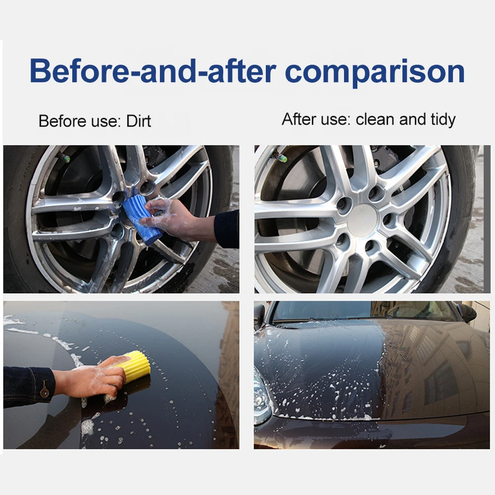 Multifunctional Strong Absorbent PVA Sponge Car Household Cleaning Sponge Thickened Soft Cleaning Tool Car Accessories