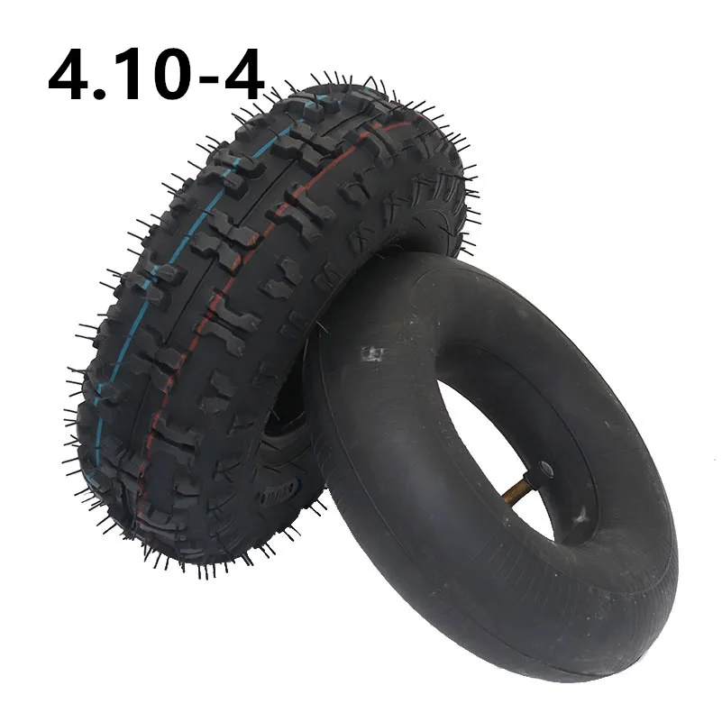 thumbnail image 2 of Scooter Tire & Inner Tube Set - 4.10/3.50-5 Inflatable Rubber Replacement For Electric Scooters, Carts 2 of 12