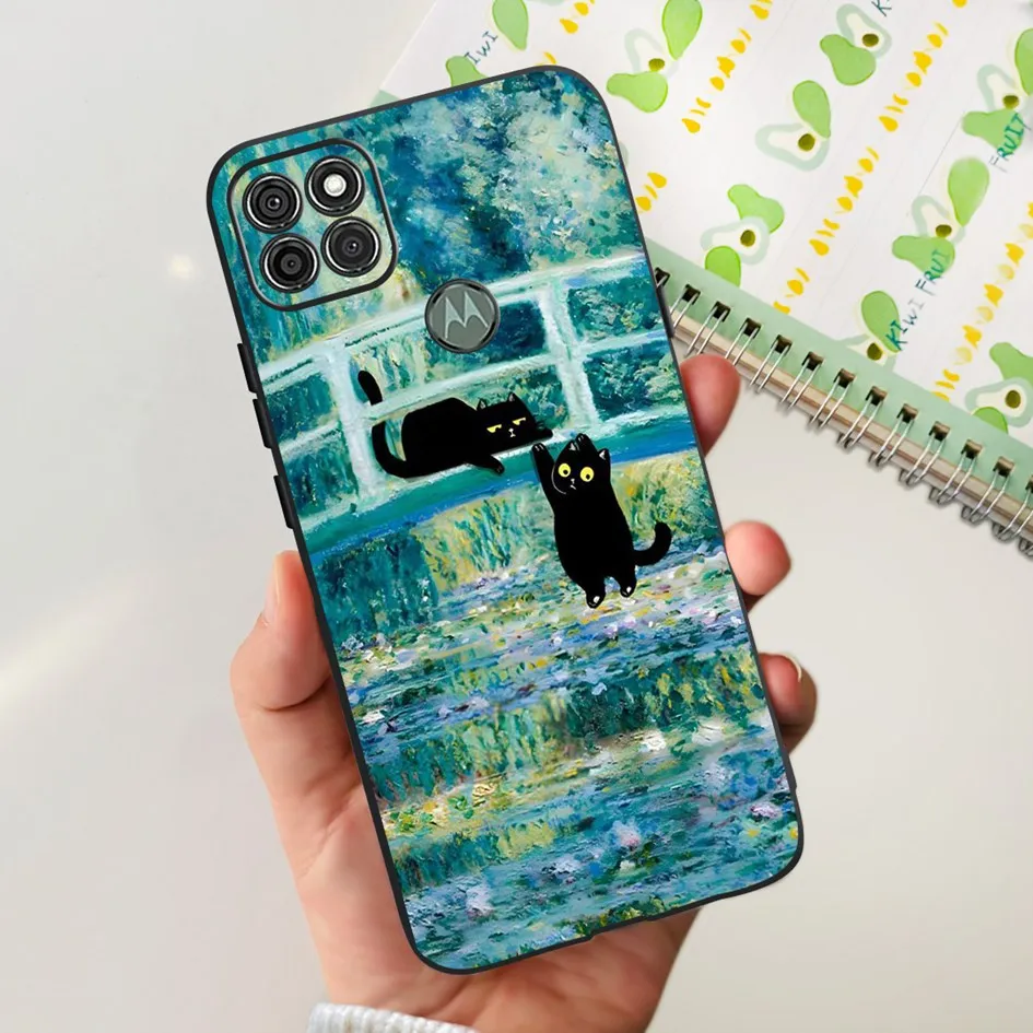 Cute Panda Cartoon Black Silicone Phone Case