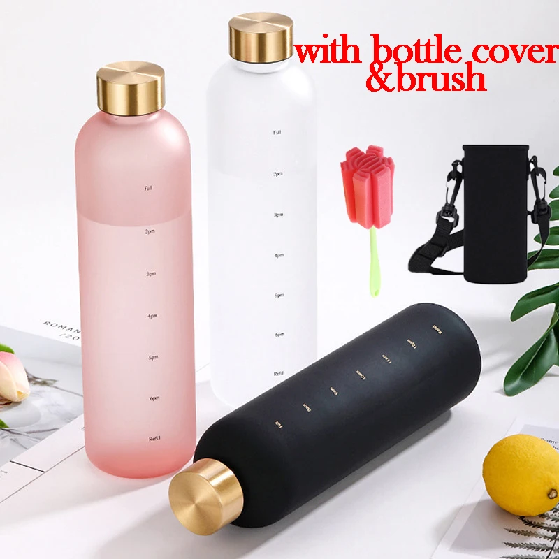 BPA Free Fitness Hydration Water Bottle : Great for Travel, Sports