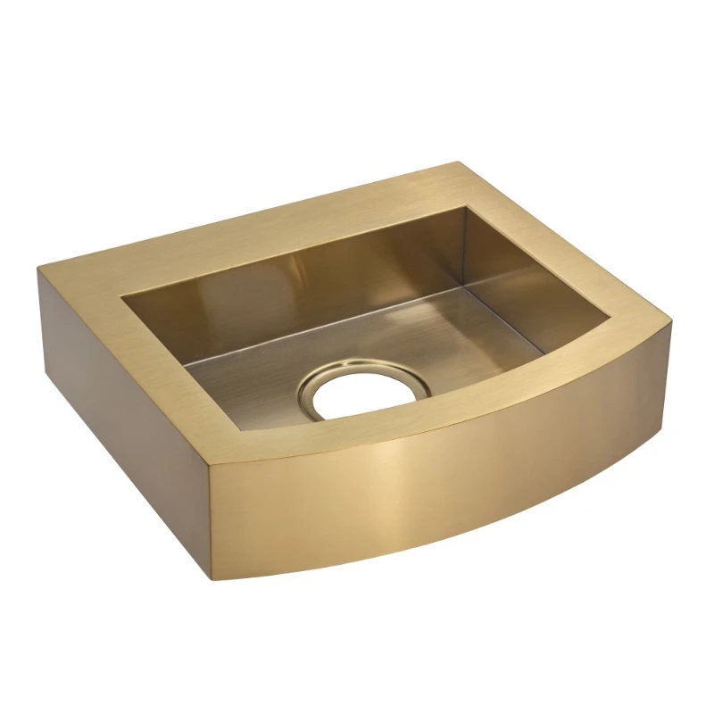 

Commercial Copper PVD Brass Gold Plated Bathroom Handmade Stainless Steel Copper Basin Lavatory Sink
