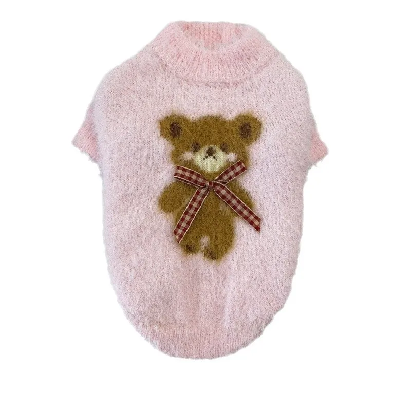 Dogs cats imitation sable thickened warm jumper small and medium-sized dog clothing
