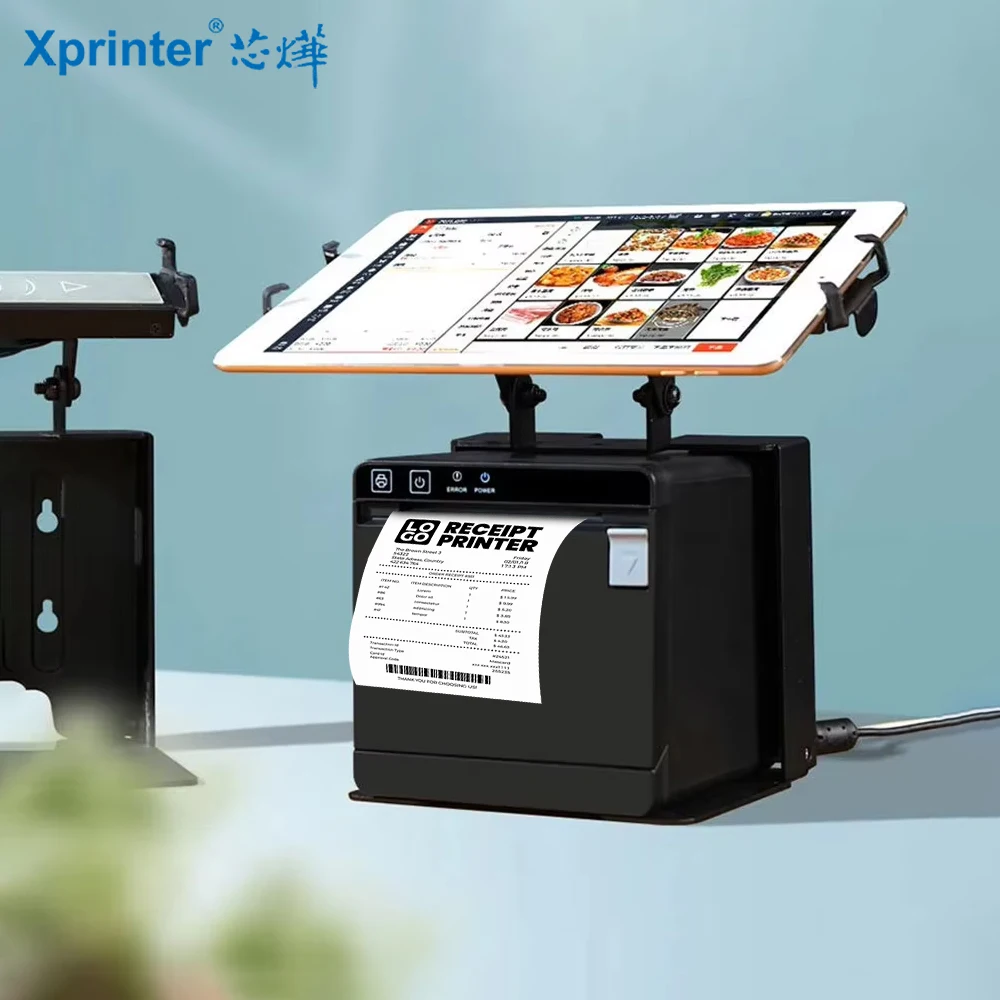 Xprinter XP-T890K 영수증 프린터 고속 200mm/s QR 코드 형식 인쇄 지원 복권용 영수증 프린터