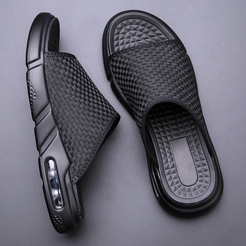 Mens Beach Shoes Casual Slides Non-slip Sports Sneakers Sandals Sneaker Slippers
