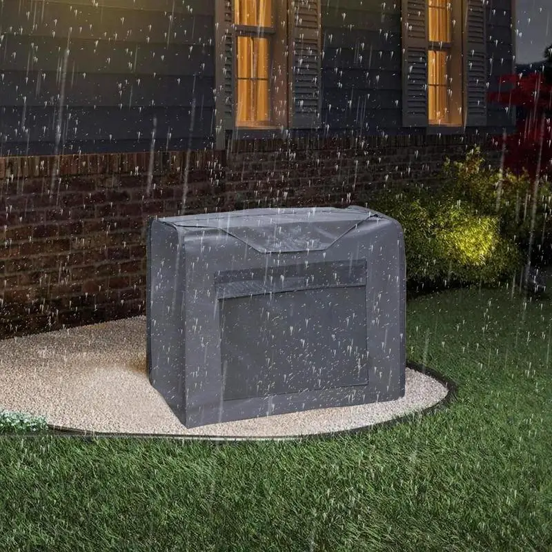 Generator Cover Porch Shield Waterproof Universal Generator Cover PU Coating Oxford Weather Protection Outdoor