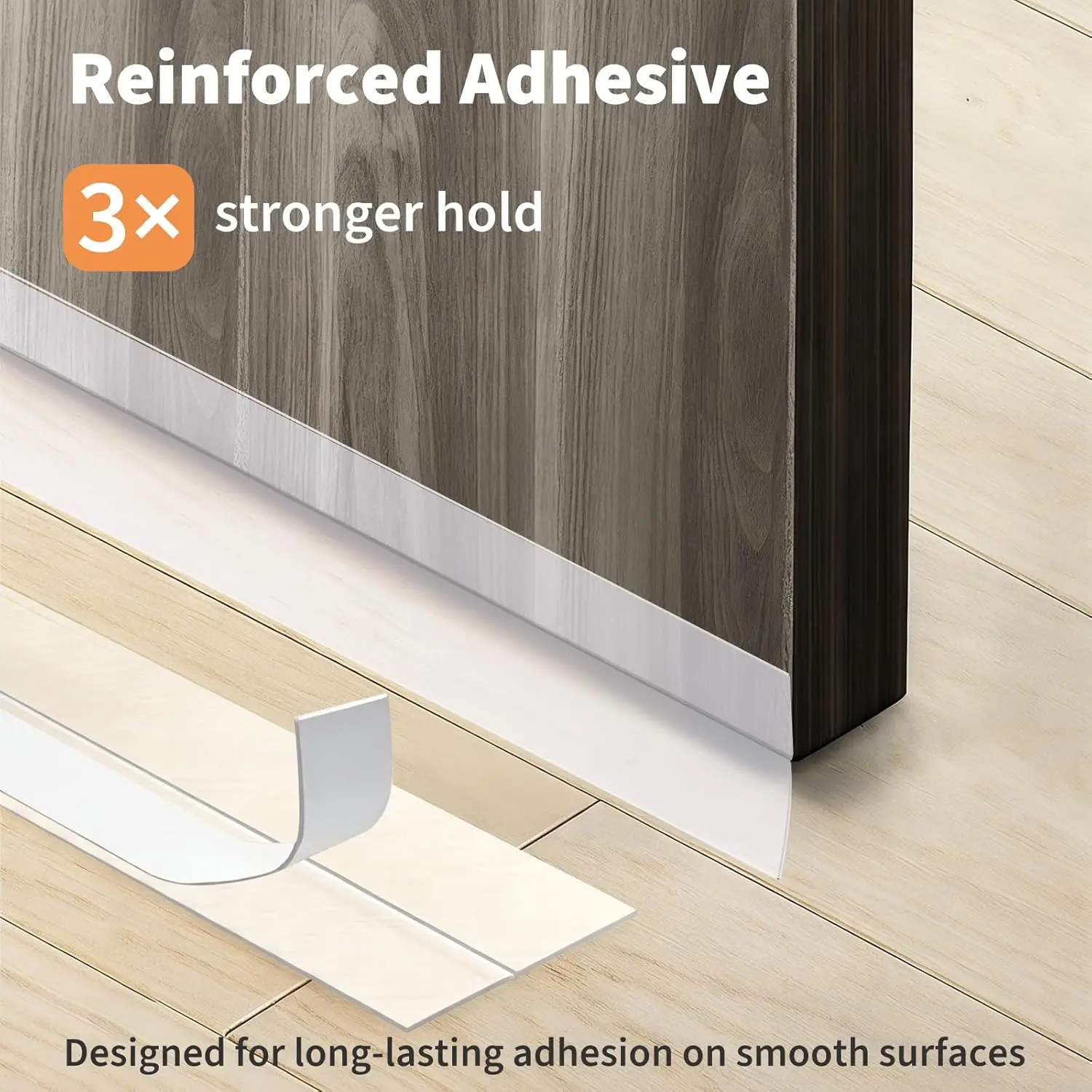 Windproof Self-Adhesive Insulating Strip for Doors, Windows, and Shower Glass Gaps