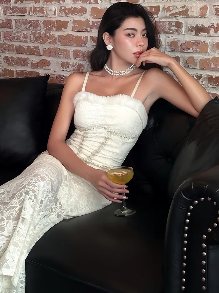 Nibber Furry Patchwork Dress Women Shiny Thread Gown Evening Sexy Jacquard Square Collar Valentine's Day Party Club Vestidos