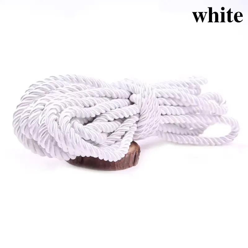 Luxurious Twisted Satin Cord for DIY Crafts & Home Decor - 5mm Braided Decorative Rope