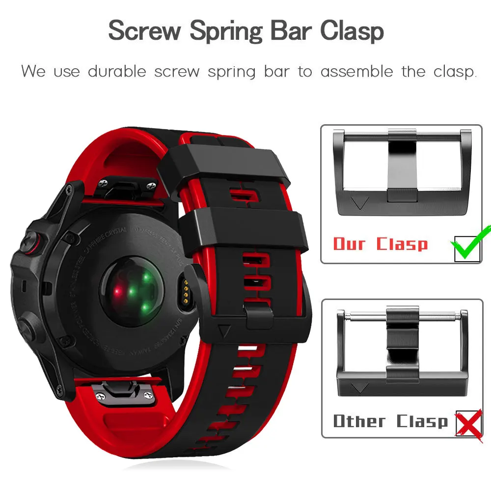 Garmin Fenix 7X 7 6X 6 Pro Fenix 5X 5 Plus Forerunner 945 935 955  22 26MM Ǹ ð  Ʈ ո Ʈ  