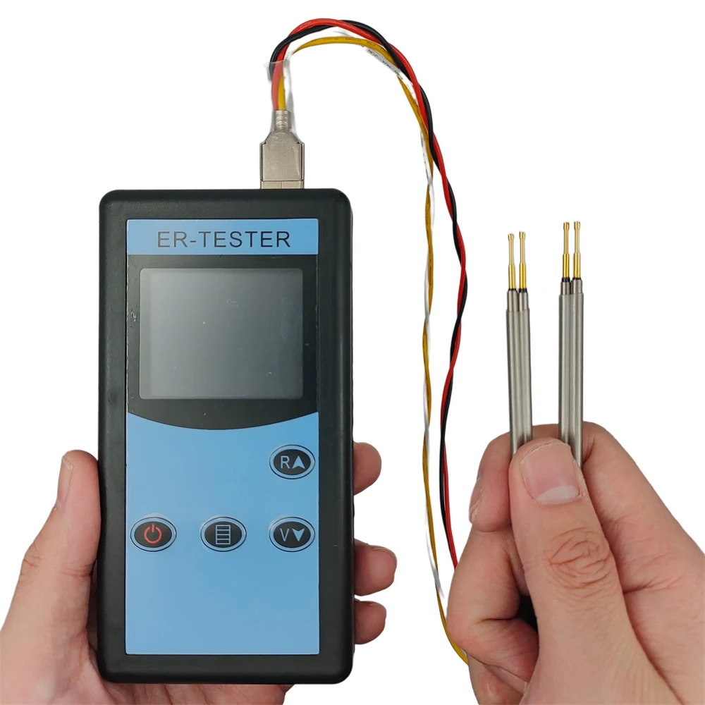 

45V 4-Wire Battery Internal Resistance Tester 0.01mΩ~200Ω Voltage Testing Tool
