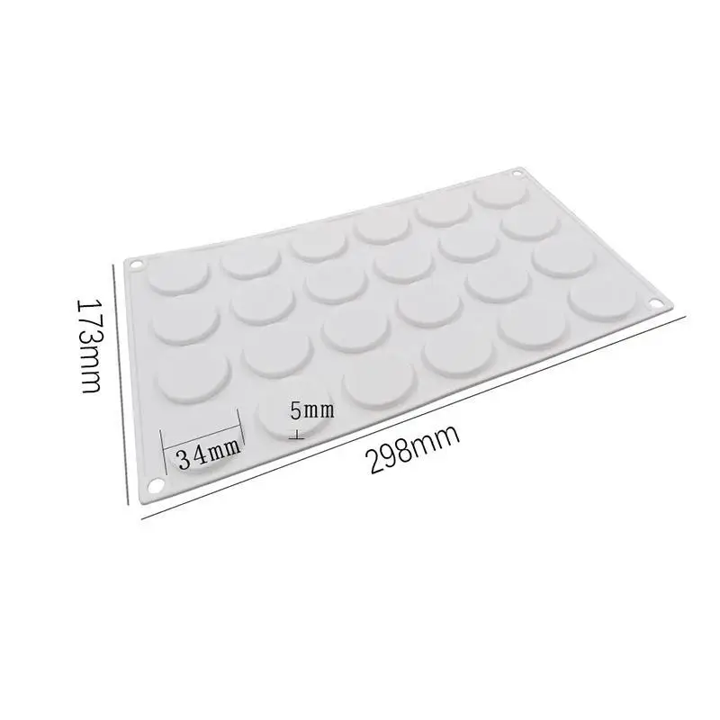 Modellierung Formen Wachs Dichtung Stempel Form Silikon Pad Matte 15/24/30 Hohlraum DIY Handwerk Wachs Dichtung Matte Werkzeug für Briefmarken Feste Form Runde – Detail 4