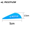 60pcs 2 inches Plastic Arrow Vanes TPU Arrow Feather Accessories for Arrow Shaft Archery DIY 3