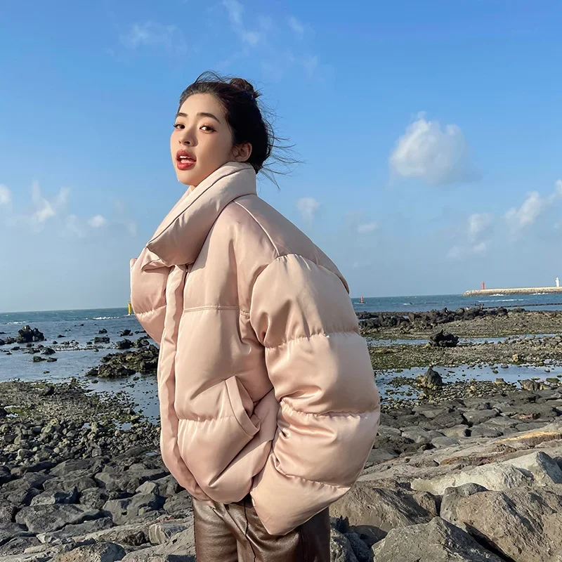 

Ryoko cotton clothing Korean women's version short cotton jacket thick jacket women's winter top trend