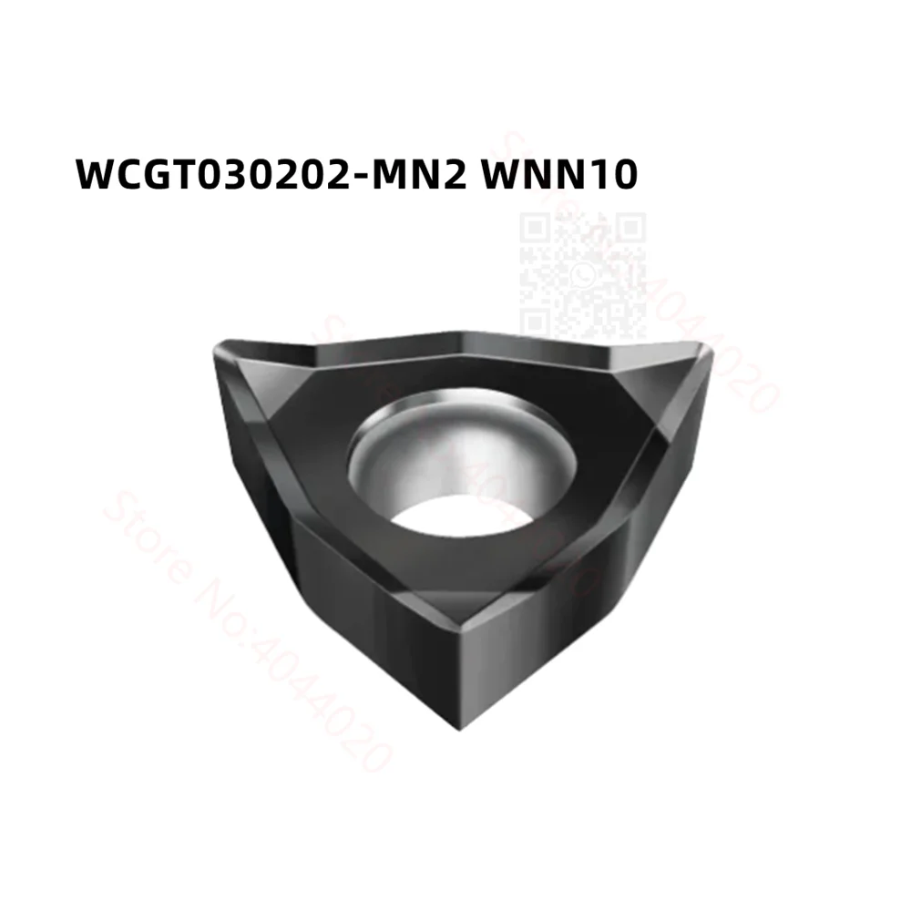 

WCGT030202-MN2 WNN10 Carbide Inserts 10Pcs CNC Lathe Tools